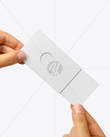 Business Card in a Hands Mockup