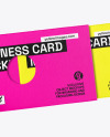 Business Card in a Hands Mockup