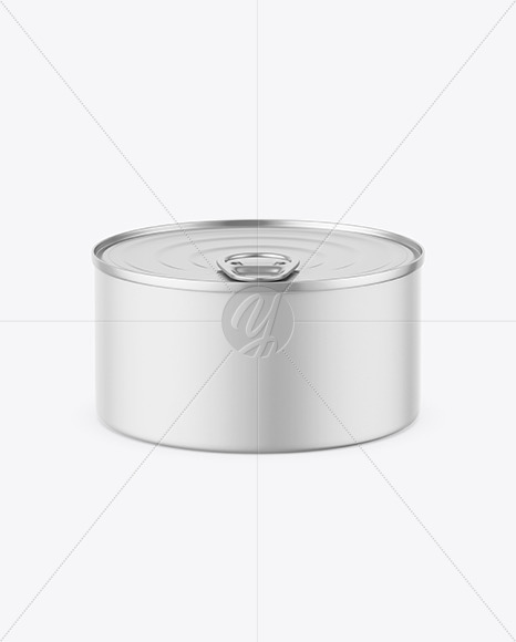 Tin Can w/ Matte Finish Mockup