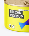 Tin Can w/ Matte Finish Mockup