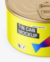 Tin Can w/ Matte Finish Mockup