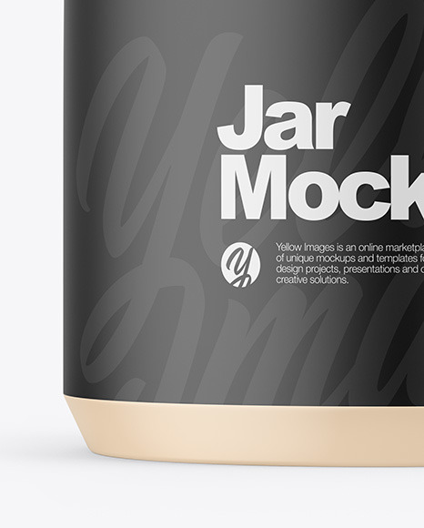 Matte Jar Mockup