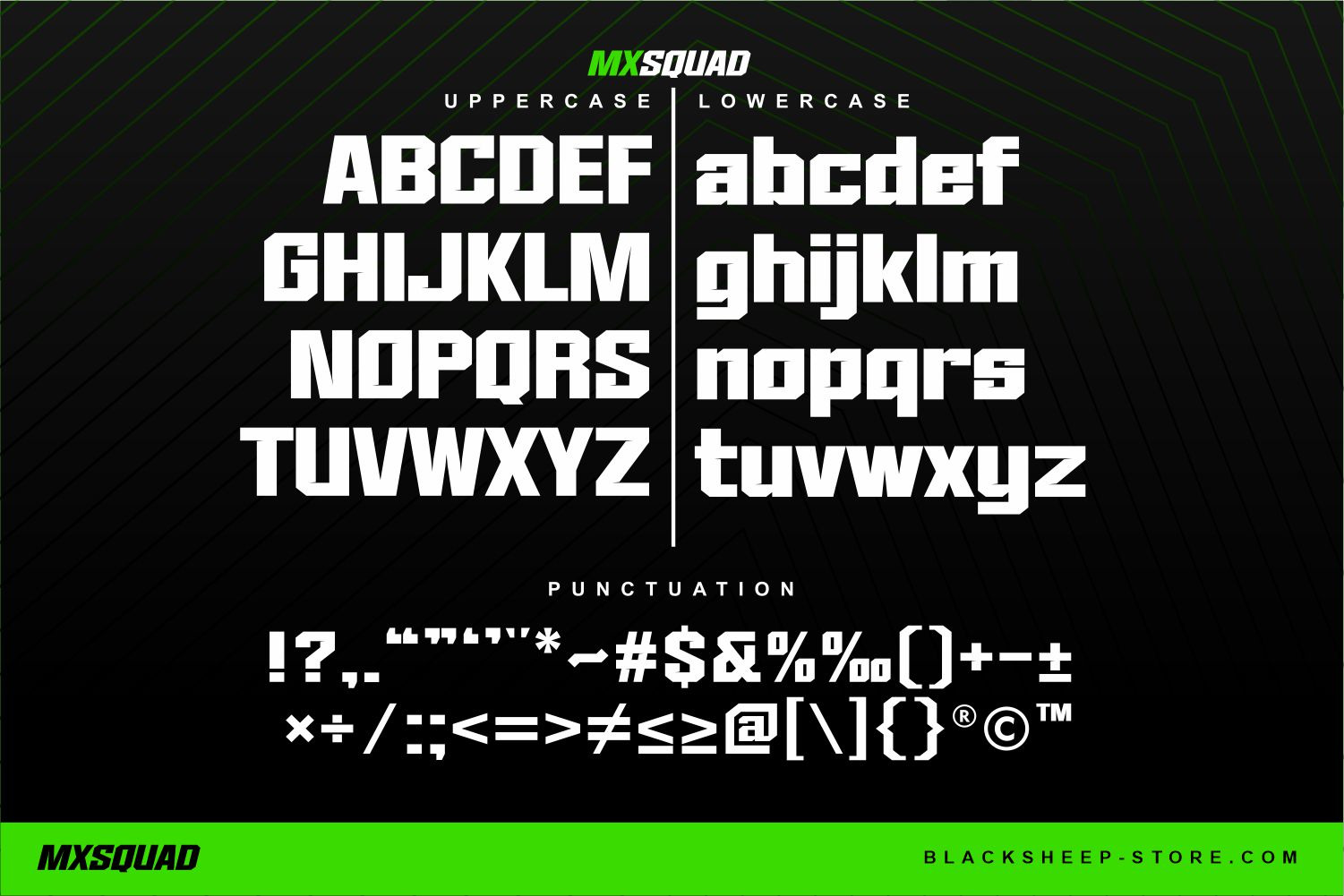 MXSQUAD Font