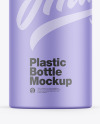 Matte Plastic Bottle Mockup