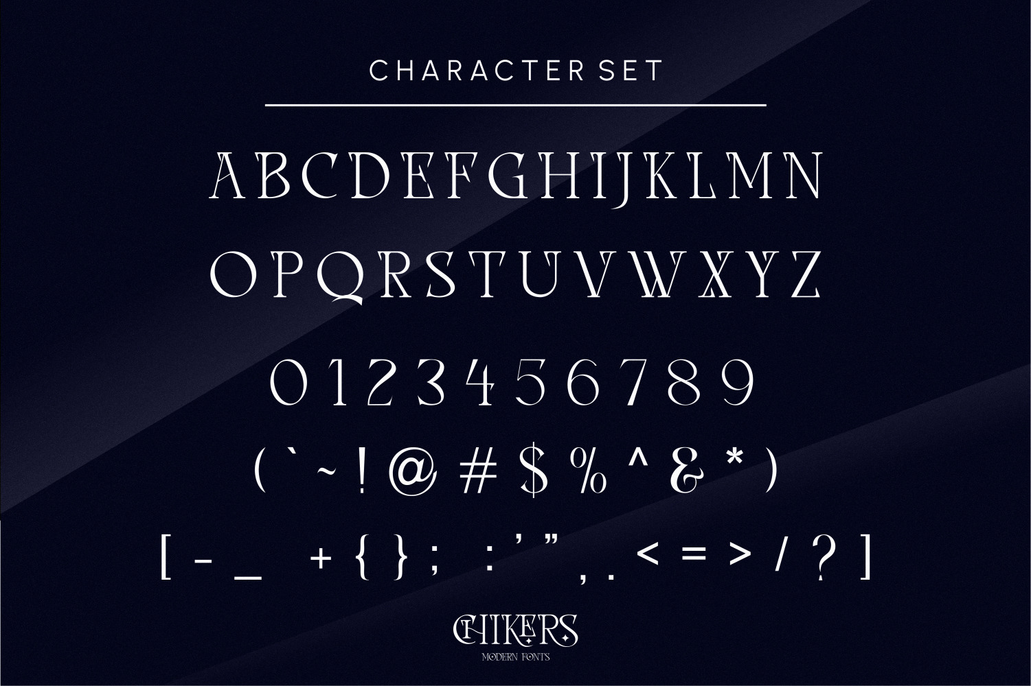 Chikers Modern Font