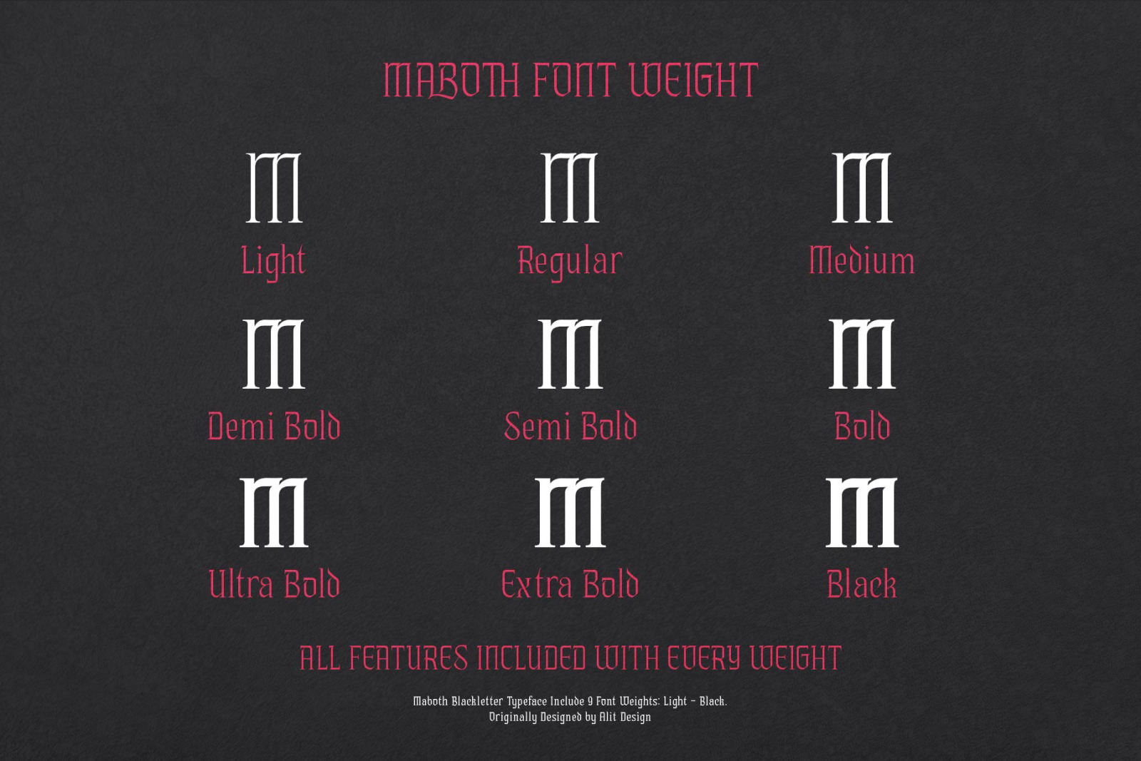 Maboth Typeface Maboth Typeface