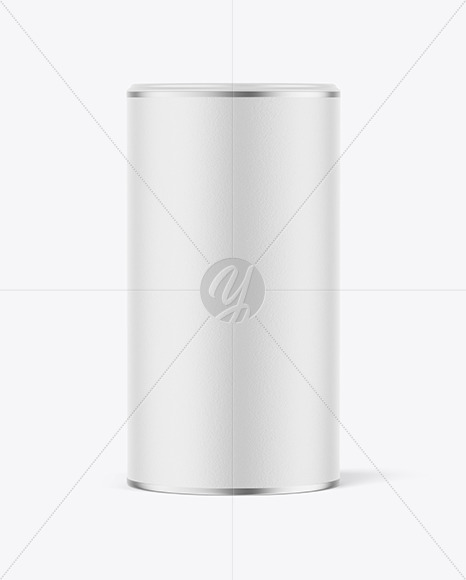 Paper Tube with Plastic Cap Mockup