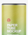 Paper Tube with Plastic Cap Mockup