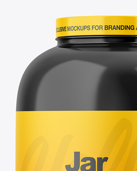 Glossy Jar Mockup