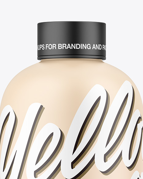 Matte Bottle Mockup