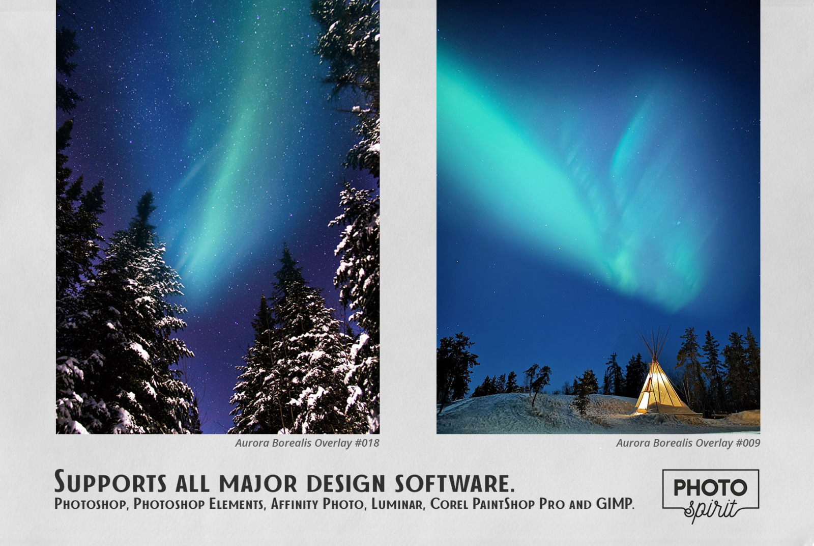 Aurora Borealis Effect Overlays Aurora Borealis Effect Overlays