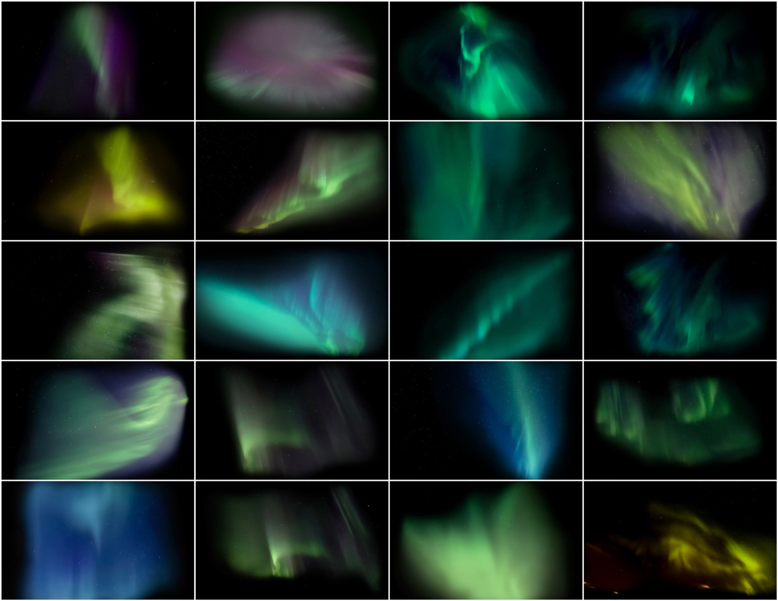 Aurora Borealis Effect Overlays