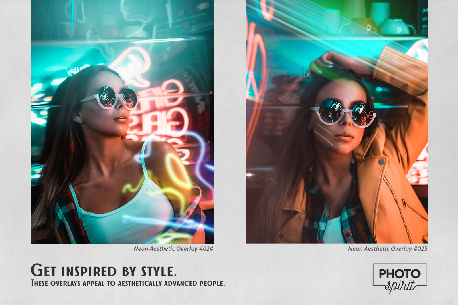 Neon Aesthetic Effect Overlays