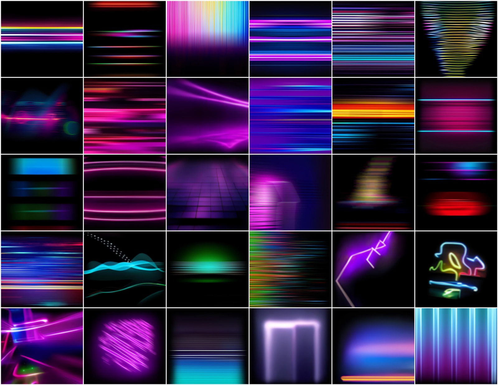 Neon Aesthetic Effect Overlays