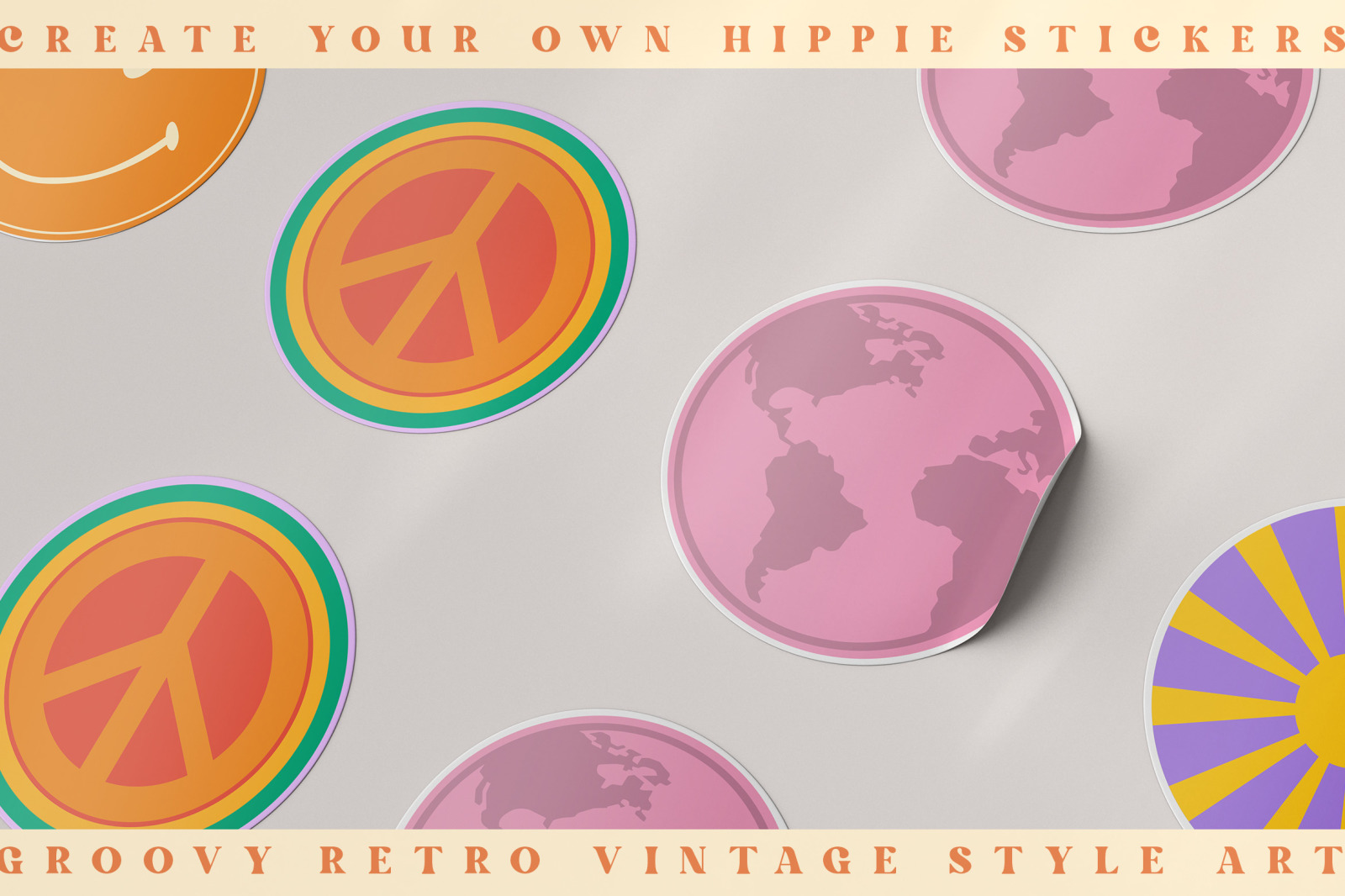 Retro Vibes Art 70s-90s Retro Vibes Art 70s-90s