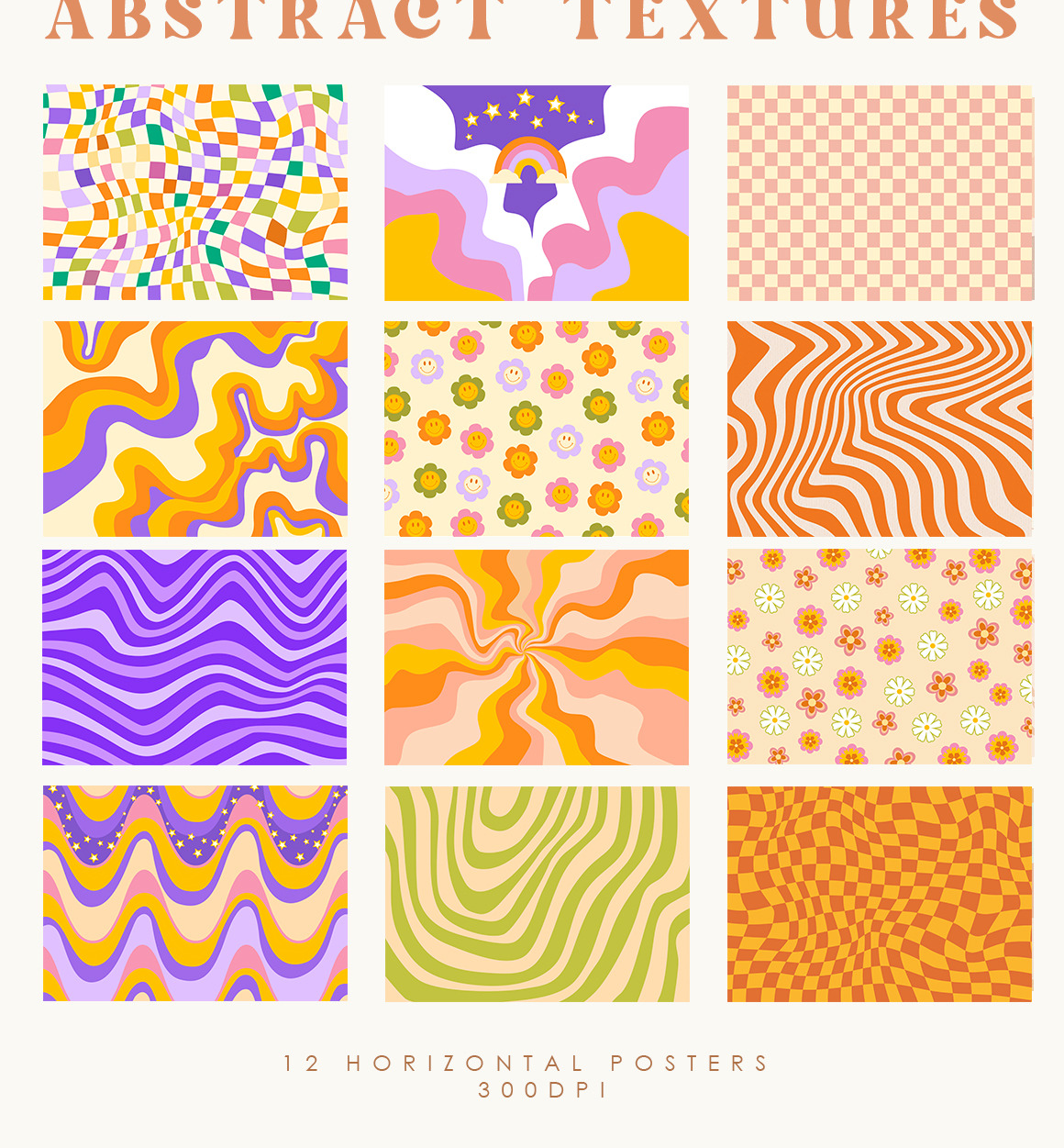 Retro Vibes Art 70s-90s Retro Vibes Art 70s-90s
