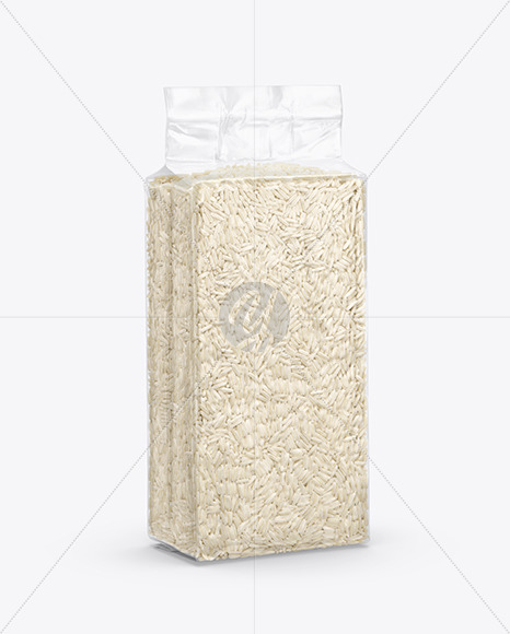 Vacuum Bag with Rice Mockup