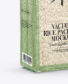 Vacuum Bag with Rice Mockup