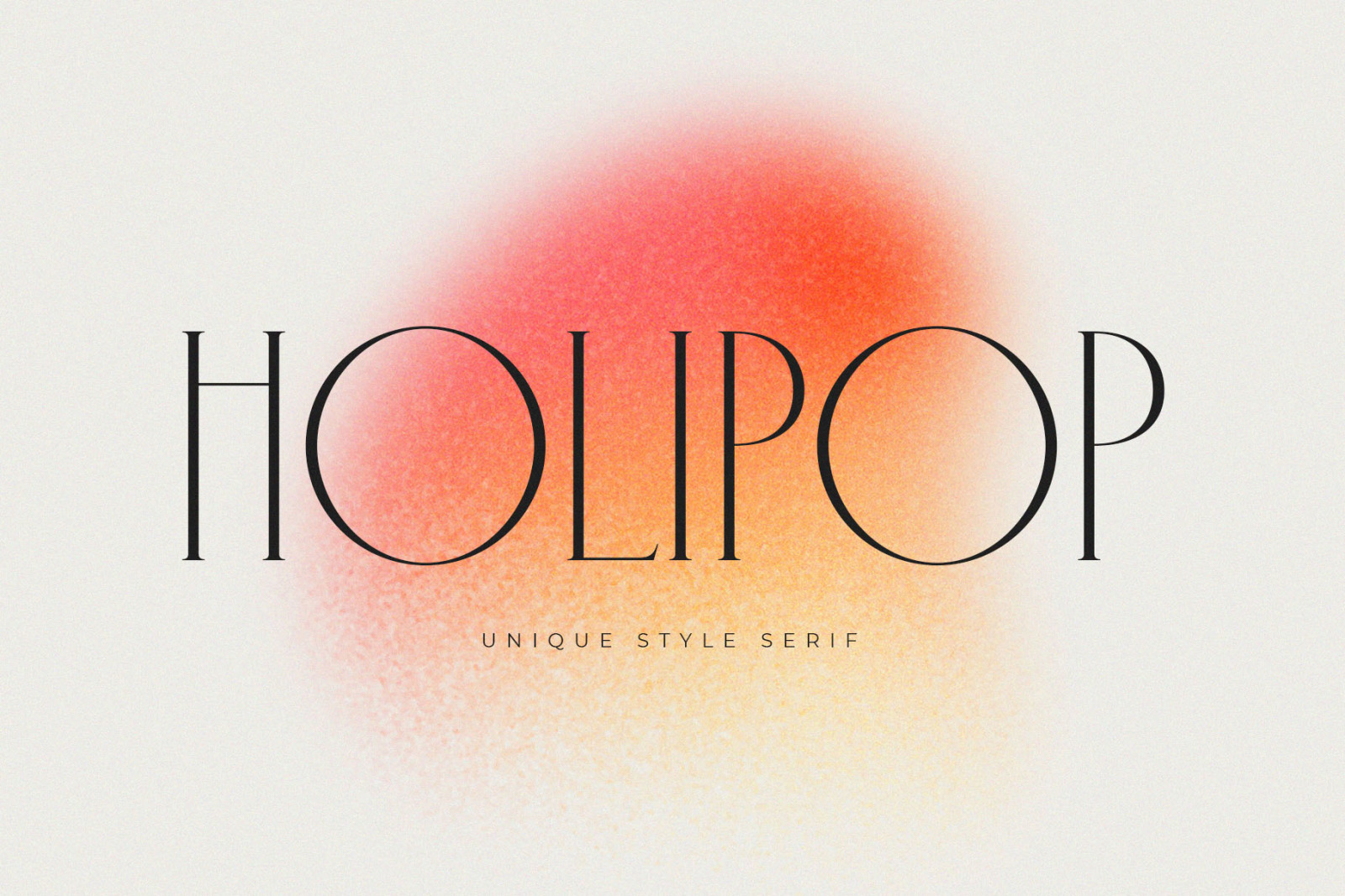 Holipop || Modern Serif Font