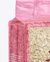 Vacuum Bag with Rice Mockup