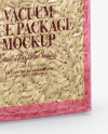 Vacuum Bag with Rice Mockup