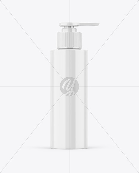 Glossy Bottle Mockup