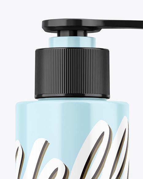 Glossy Bottle Mockup