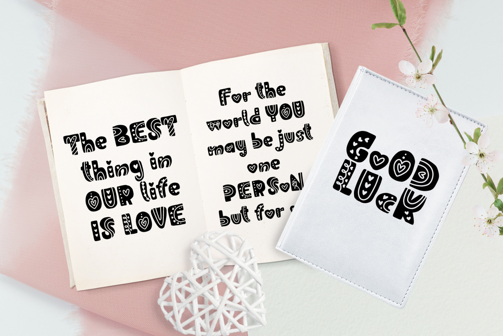 Love Is Spring Hand Drawn Font Love Is Spring Hand Drawn Font