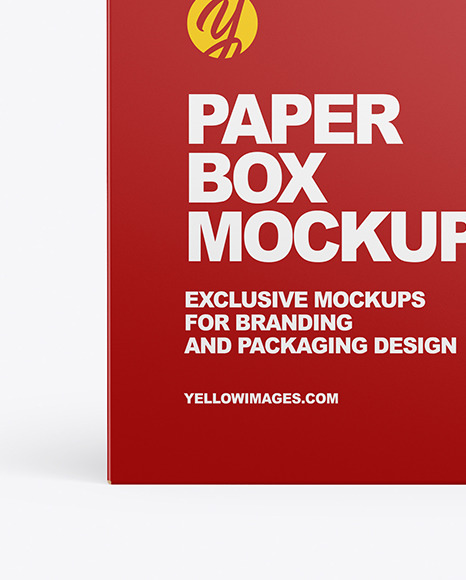 Paper Box Mockup