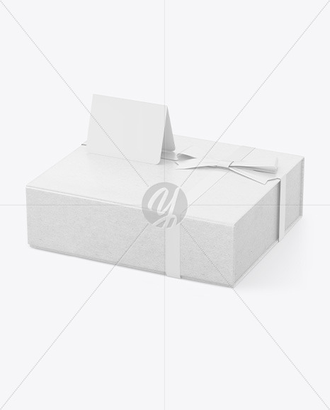 Kraft Gift Box Mockup