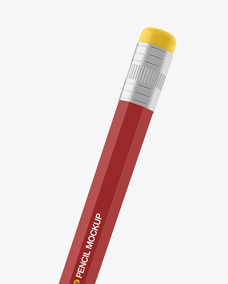 Glossy Pencil Mockup