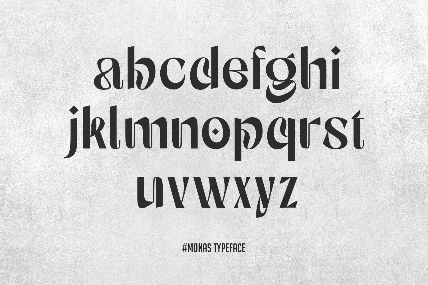 Monas - Modern Display Font Monas - Modern Display Font