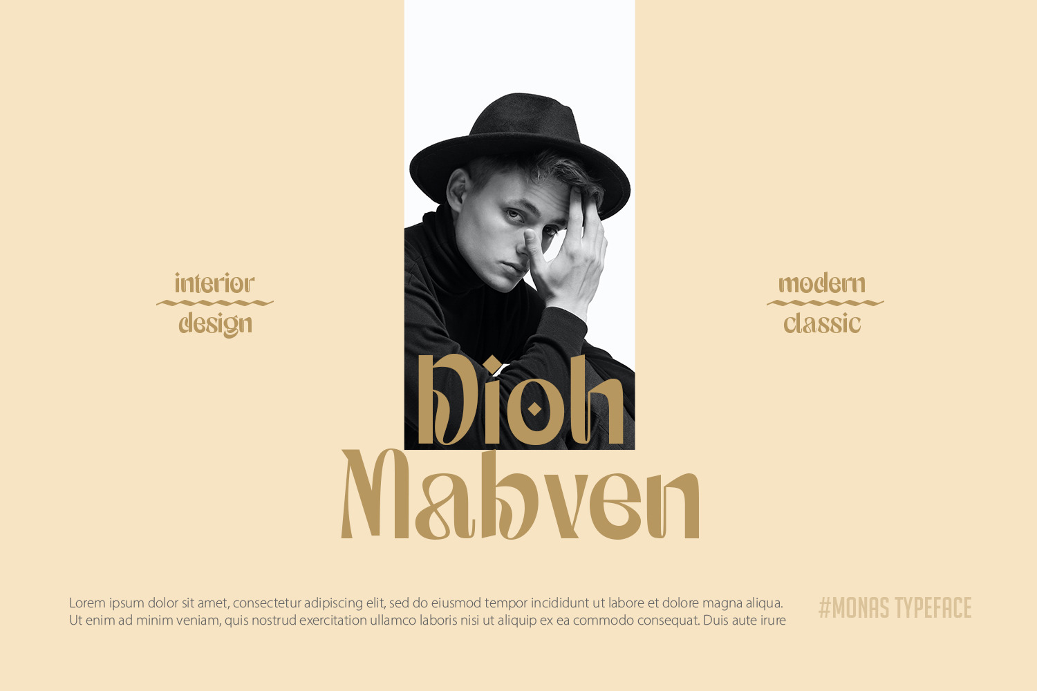 Monas - Modern Display Font Monas - Modern Display Font