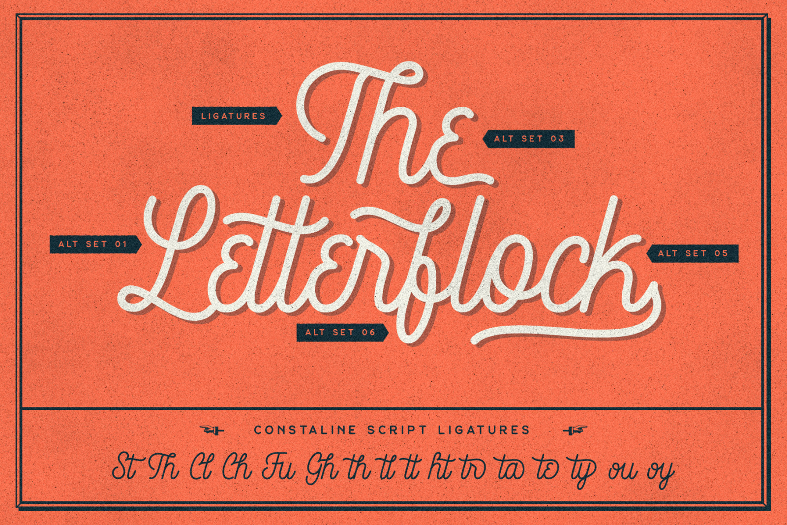 Constaline - Monoline Script & Sans Constaline - Monoline Script & Sans