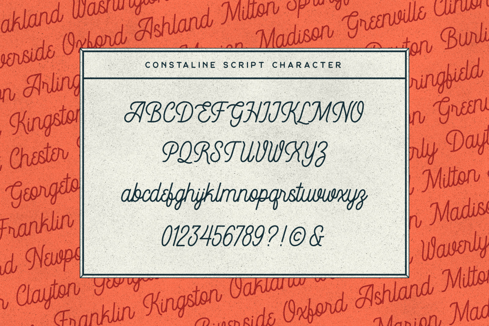 Constaline - Monoline Script & Sans Constaline - Monoline Script & Sans