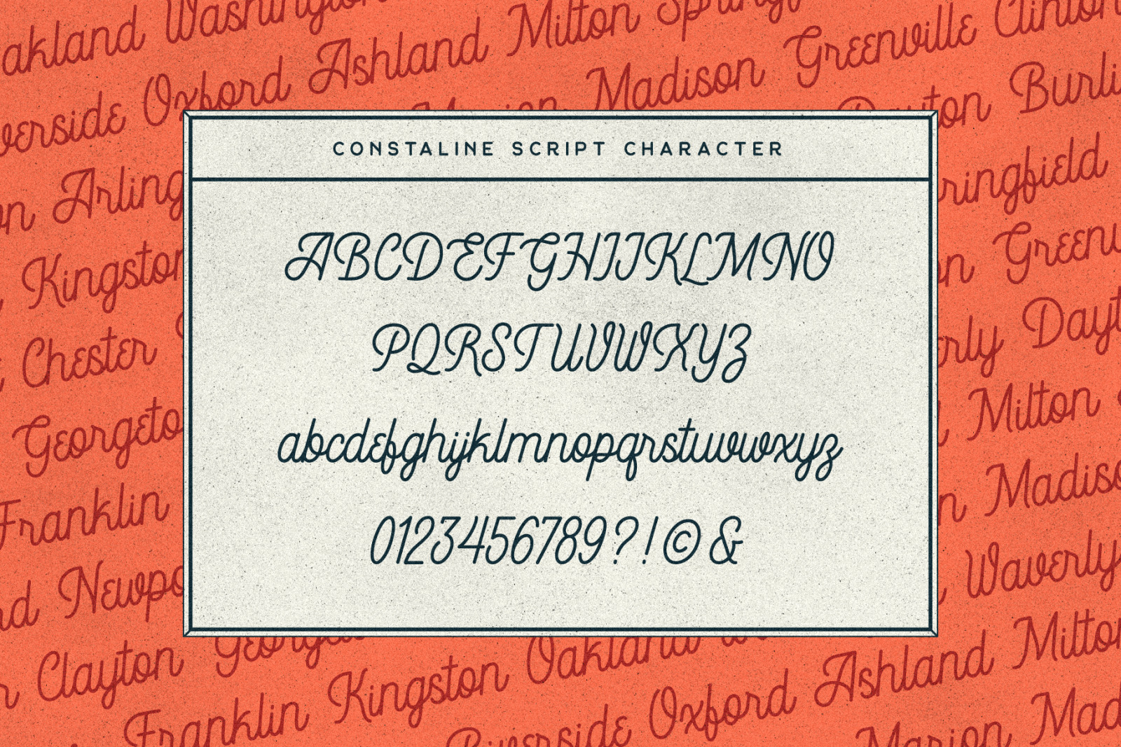 Constaline - Monoline Script &amp; Sans