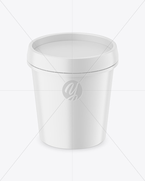 Matte Plastic Cup Mockup