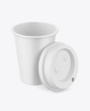 Coffee Cup with Biodegradable Lid Mockup