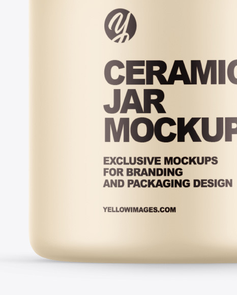 Ceramic Jar Mockup