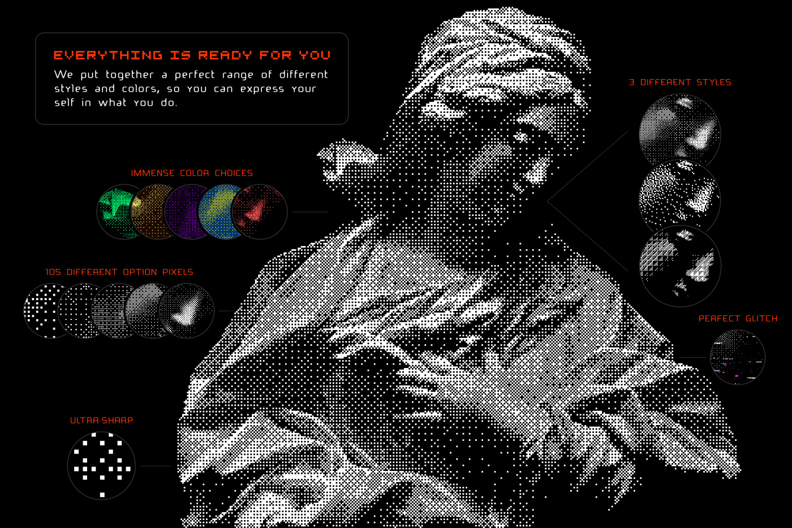 Bitmapper - Convert Image to Bitmap Photoshop Action