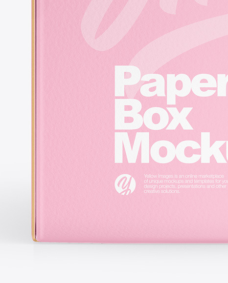 Paper Box Mockup