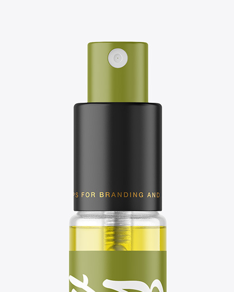 Color Liquid Spray Bottle Mockup