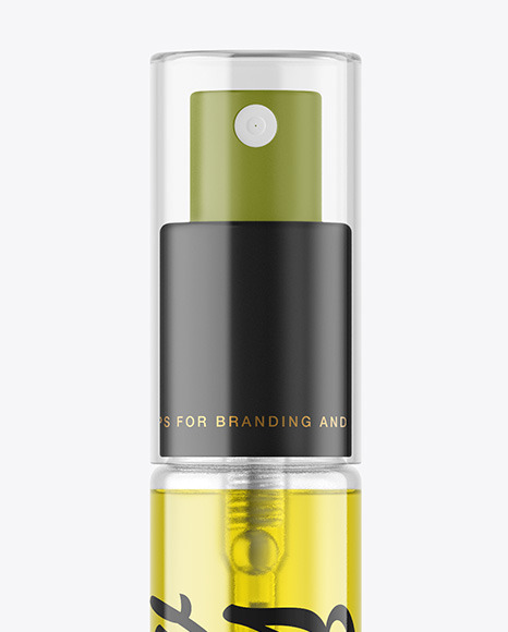 Color Liquid Spray Bottle Mockup