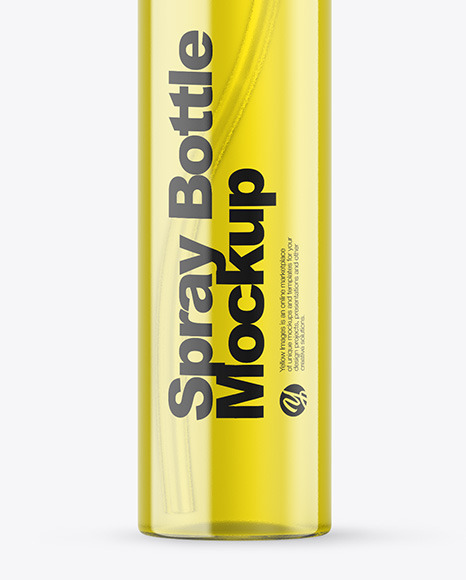 Color Liquid Spray Bottle Mockup