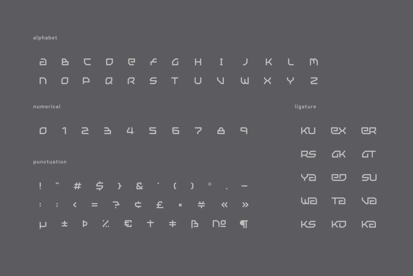 Fagro Futuristic Tech Font