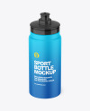 Matte Plastic Sport Bottle Mockup