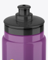 Glossy Plastic Sport Bottle Mockup