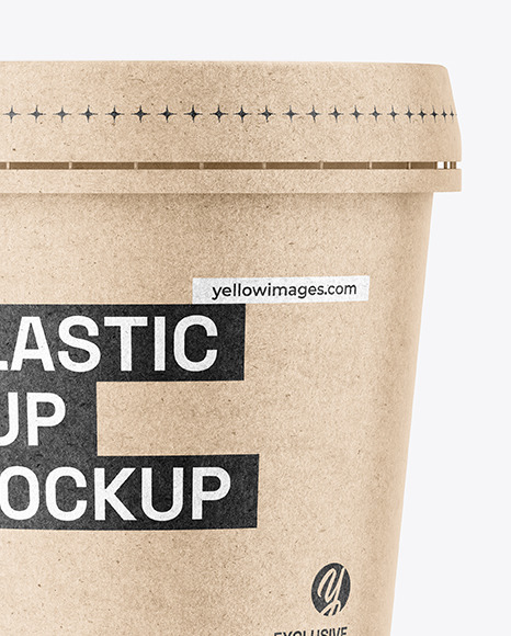 Kraft Paper Cup Mockup