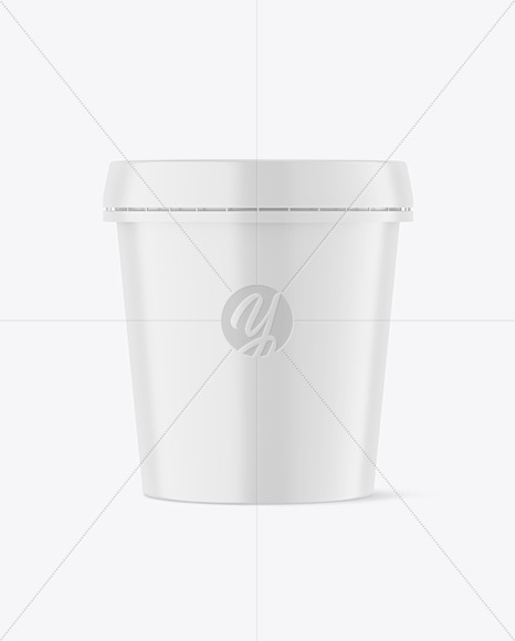 Matte Plastic Cup Mockup