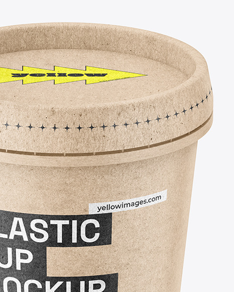 Kraft Paper Cup Mockup